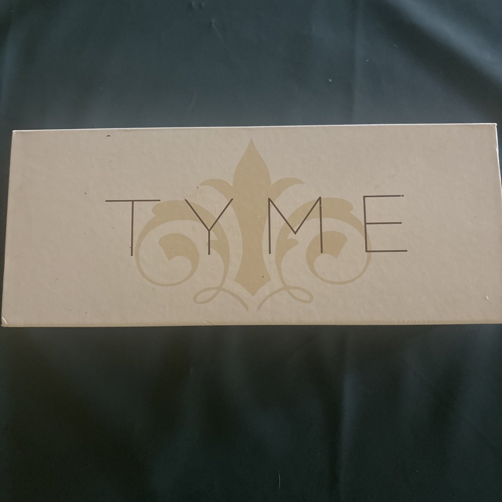 Tyme 2-in-1 Hair Straightener and Curler Gold Titanium Flat Iron Travel Size